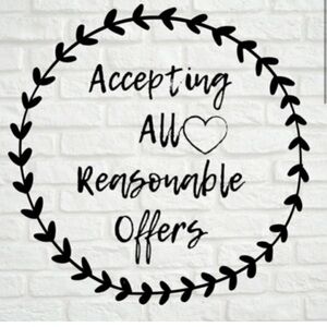 Make me an offer!  Bundle and Save!  30% off 2 or more items!